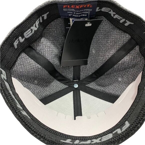 Hurley Unisex Icon Baseball Cap Sz Sm-Med Dk Grey Heather Textured Flex Fit NWT - Picture 6 of 8